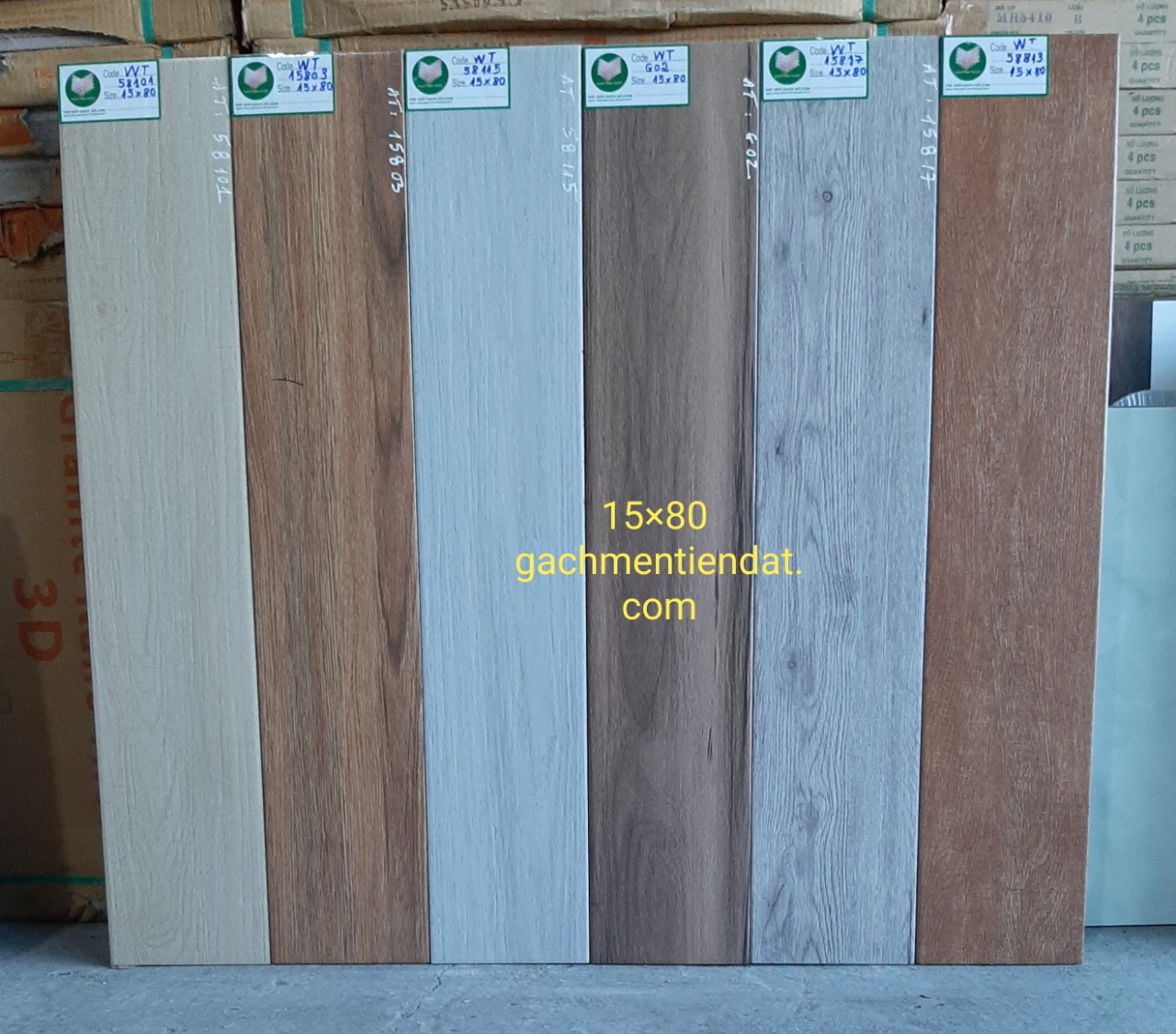Gạch gỗ giá rẻ 15x80 phú lâm giá rẻ