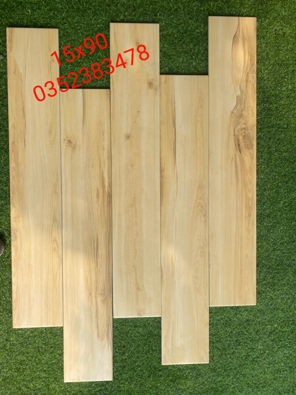 Gạch lát nền giả gỗ 15x90 mẫu mới