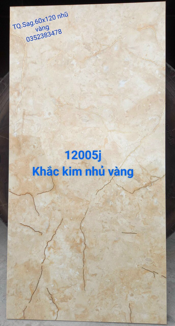 gạch nhũ vàng 60x120 ốp lát