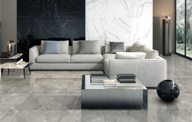 Bí quyết chọn gạch lát nền phòng khách chuẩn phong thủy