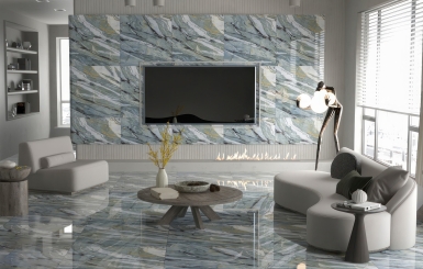 Biến hóa không gian sang trọng với gạch lát nền phòng khách 80x80