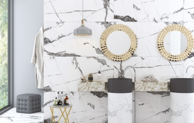 Không gian sang trọng nhờ sở hữu gạch ốp tường 60x120