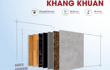 Không gian sang trọng với gạch lát nền 60x60 cao cấp tại Tiến Đạt