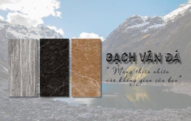 Nâng tầm công trình nhờ ốp lát mẫu gạch lát nền vân đá