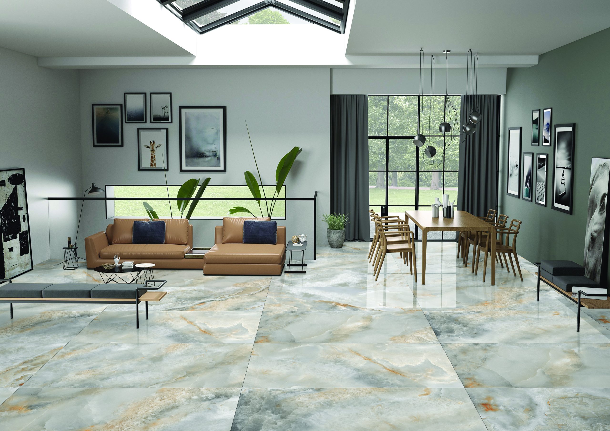 gạch lát nền 60×120 đẹp