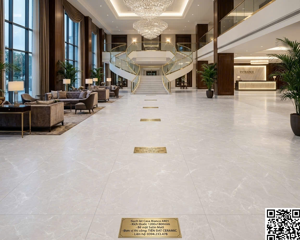 Tổng Kho Gạch Khổ Lớn Ấn Độ 120x180 Đá Mờ Mẫu Mới Tại HCM