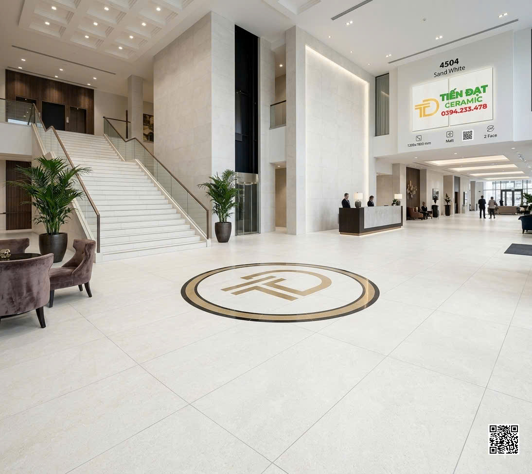 Top 38 Mẫu Gạch Khổ Lớn 120x80 Đá Mờ Lát Khách Sạn Đẹp Rẻ