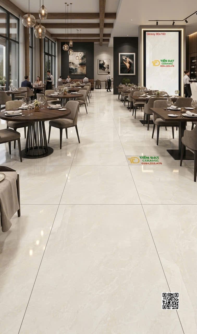 Gạch Nhập Khẩu 80x160 Ốp Lát Nhà Hàng Cao Cấp Mẫu Mới