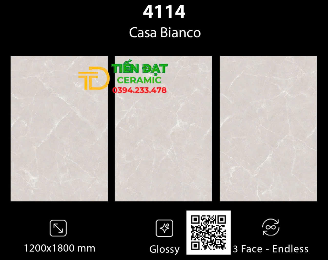 Gạch Khổ Lớn Ốp Lát Biệt Thự 120x180 Bóng Kiếng Vi Tinh