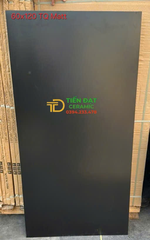 Gạch lát Nền 60x120 TQ Đen Mờ Cao Cấp Mẫu Mới Nhất HCM