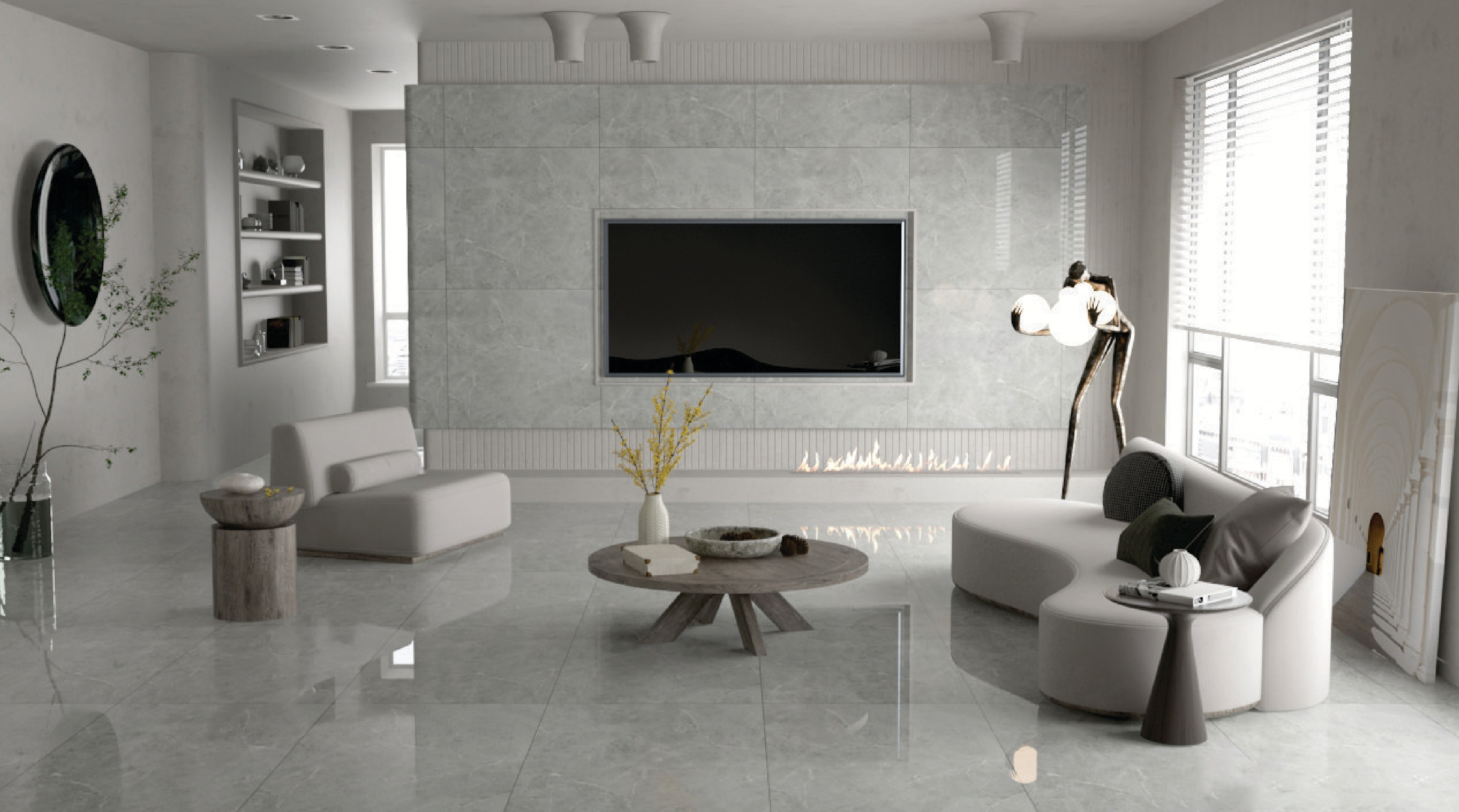 gạch lát nền bóng kiếng 80x80