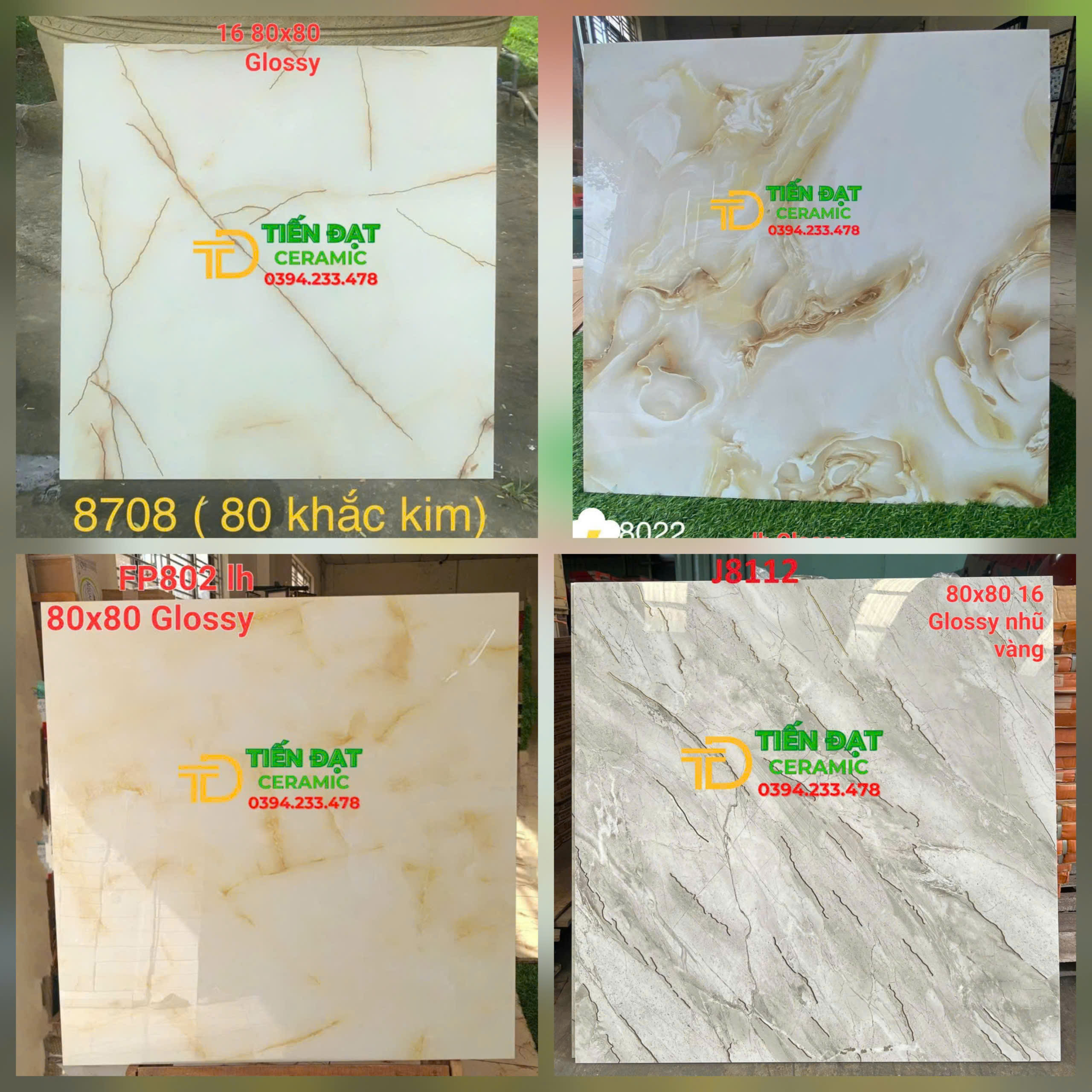 Gạch nhập khẩu 80x80 nhũ vàng trung quốc