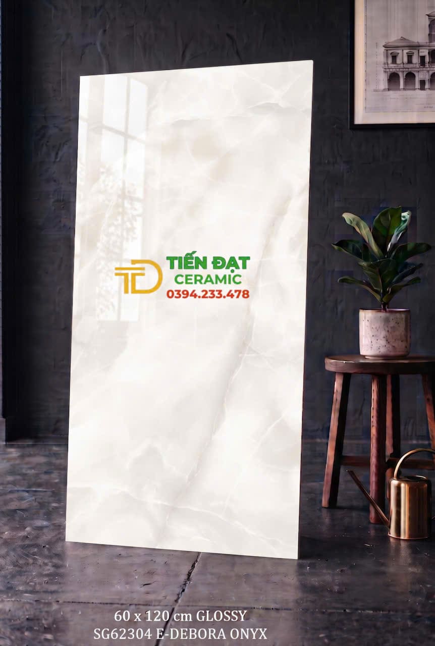 Gạch Ốp Lát Khách Sạn 60x120 Vân Đá Cẩm Thạch Phong Thủy