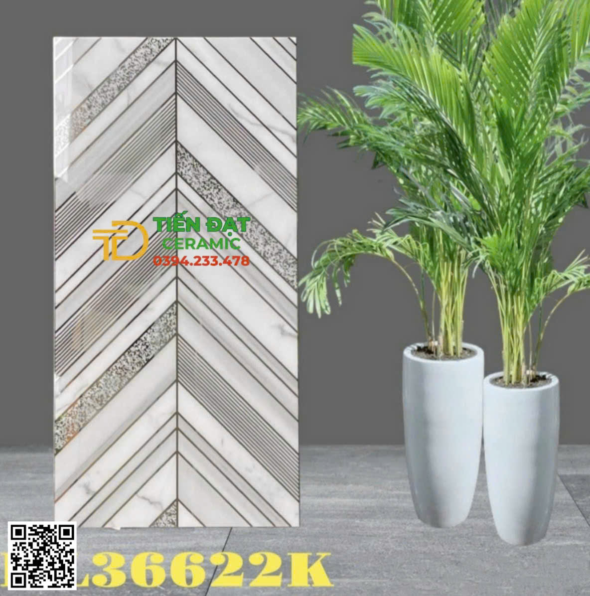 Gạch TQ Ánh Kim 30x60 Ốp Lát Trang Tri Biệt Thự Mẫu Mới