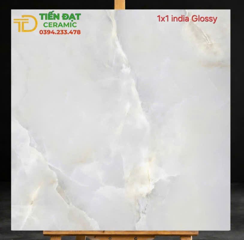 Gạch Vân Đá Thạch Anh 100x100 Ốp Lát Quầy Tiếp Tân Đại Sảnh