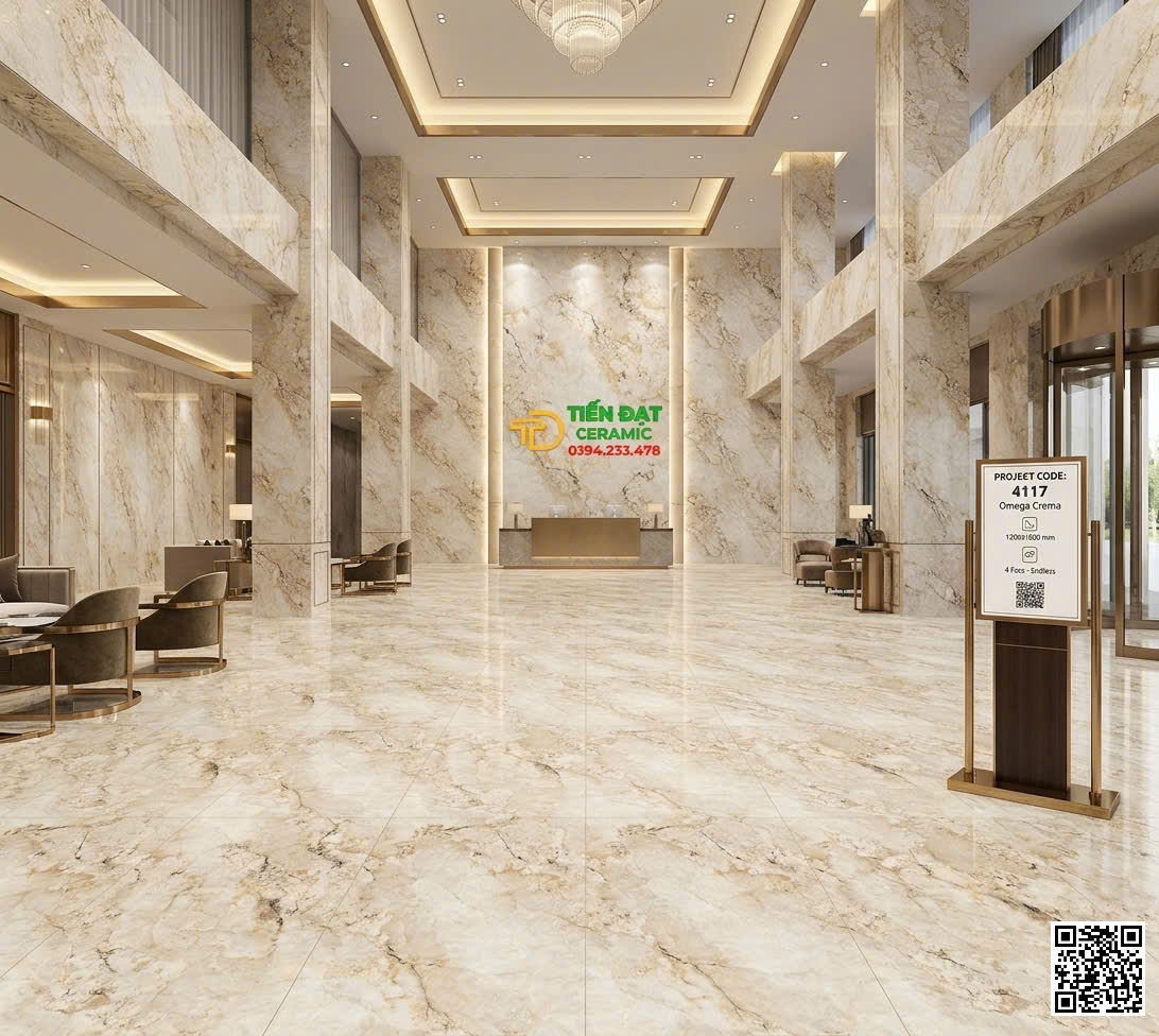 Gạch Ốp Lát 120x180 Bóng Kiếng Cao Cấp Khổ Lớn