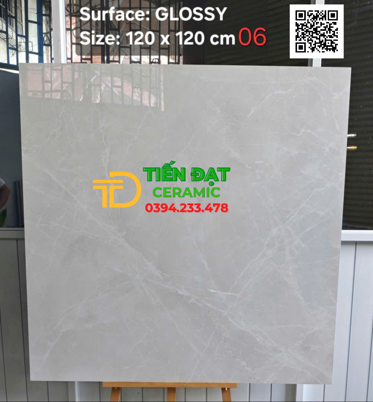 Gạch Lát Nền Ấn Độ 120x120 Vân Xám Đá Mẫu Mới Tại Bình Tân