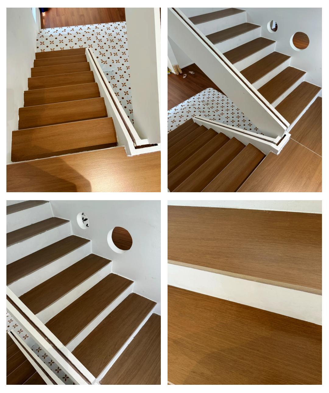 Gạch Cầu Thang Giả Gỗ Đẹp