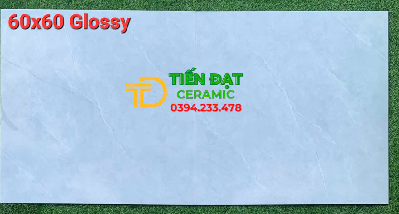 Gạch Cao Cấp Takao 60x60 Bóng Kiếng Xám Đá Xả Kho
