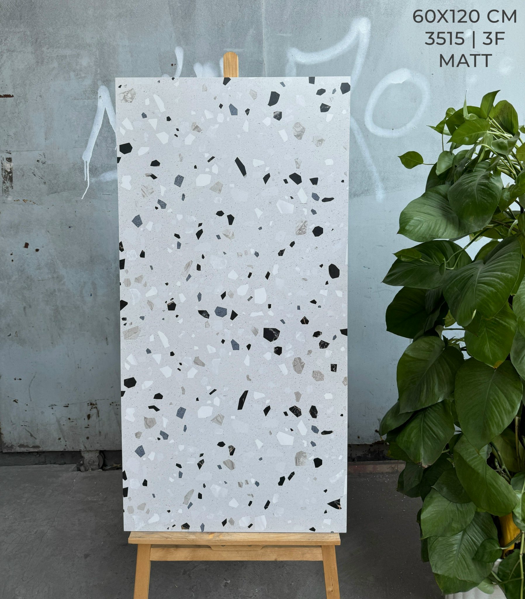 Gạch Đá Mờ 60x120 Terrazzo Ốp Lát Trang Trí Cao Cấp