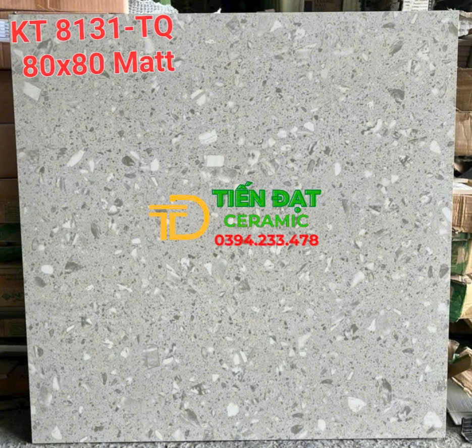Gạch Đá Mờ Granite TQ 80x80 Terrazzo Lát Nền Mới Nhất