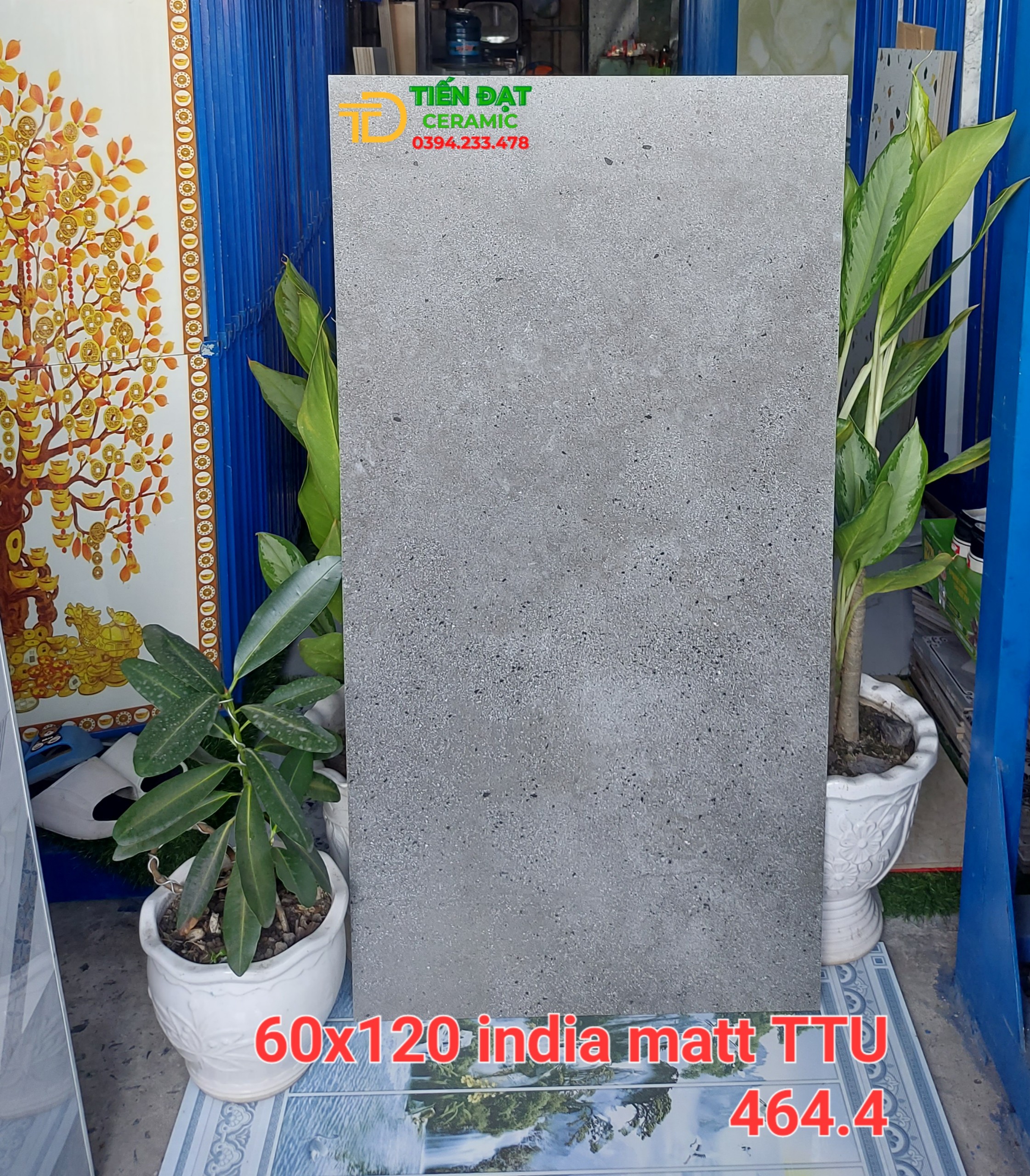 Gạch Granite 60x120 Vân Xám Si Măng Ấn Độ Đẹp nhất