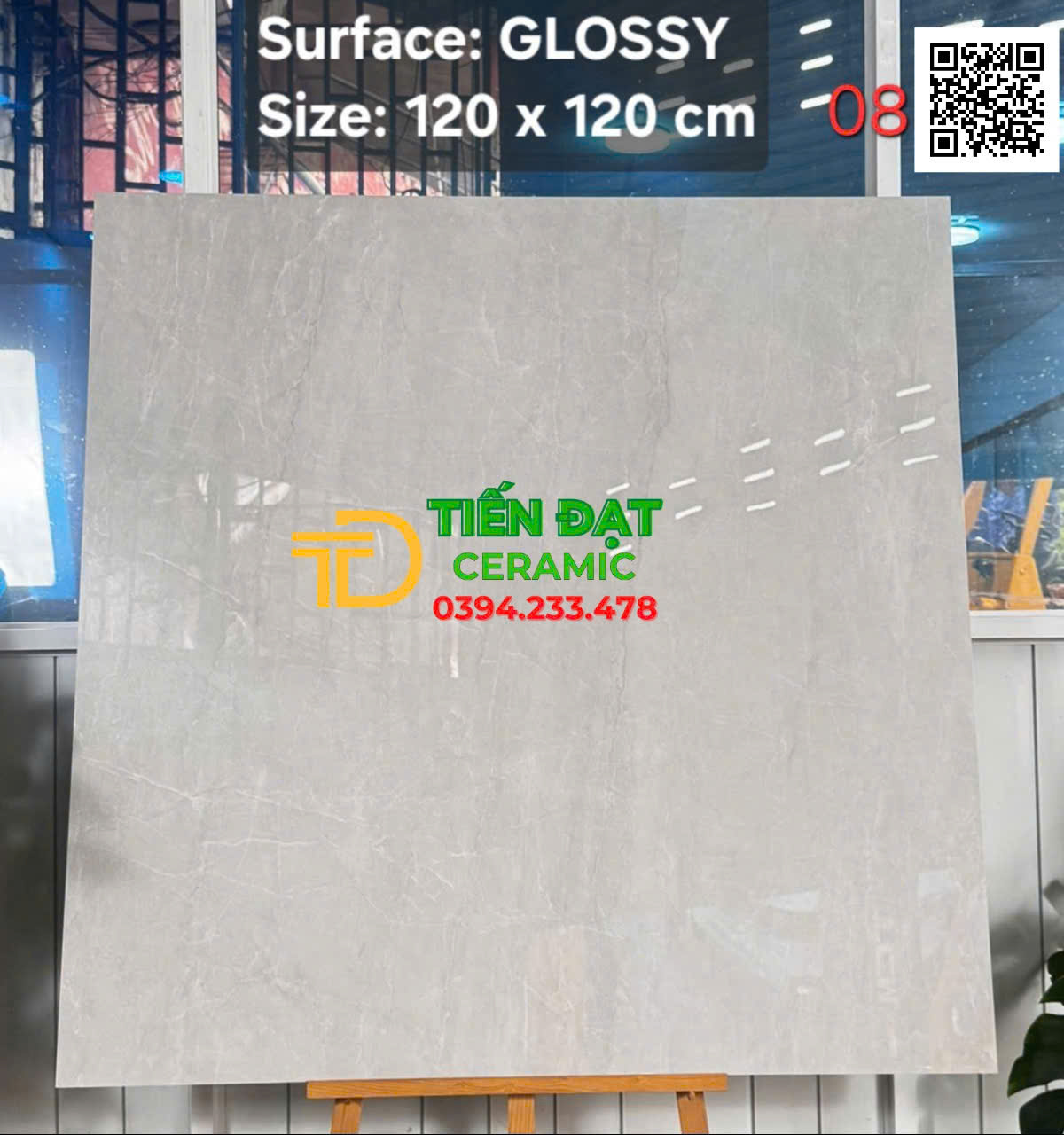 Gạch Khổ Lớn 120x120 Bóng Kiếng Vi Tinh Ấn Độ Giá Rẻ