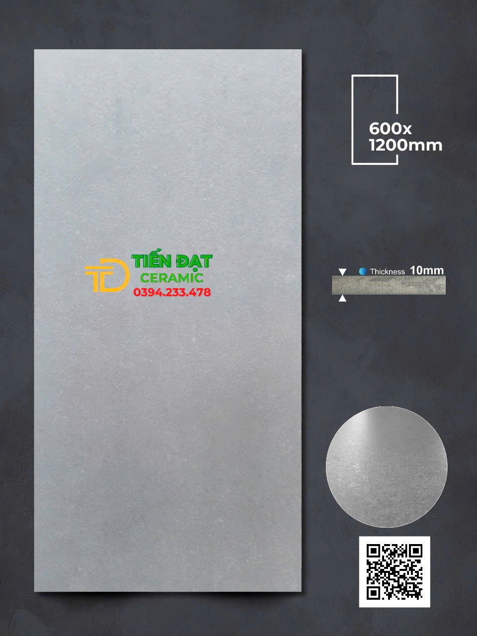 Gạch Khổ Lớn Apodio 60x120 Đá Mờ Tinh Thể Caving Cao Cấp