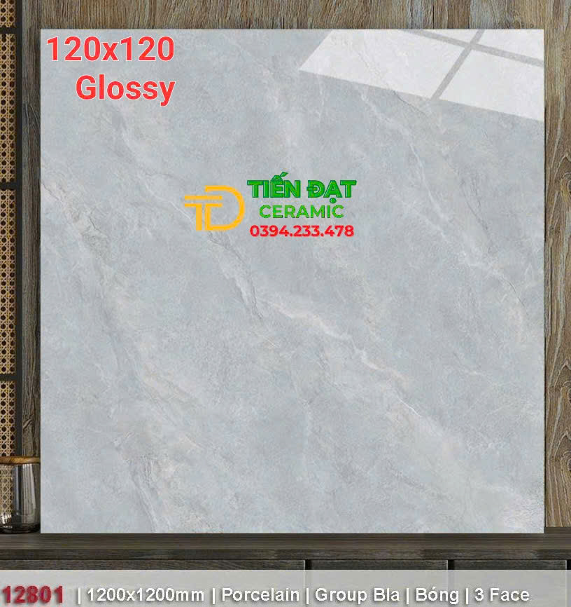 Gạch Khổ Lớn Ốp Tường 120x120 Catalan Bóng Kiếng Giá Rẻ