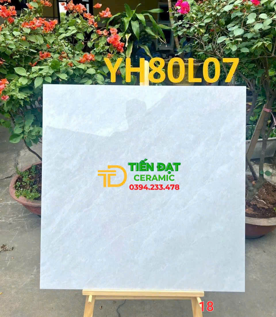 Gạch Lát Nền 80x80 Bóng Kiếng Vi Tinh Trung Quốc