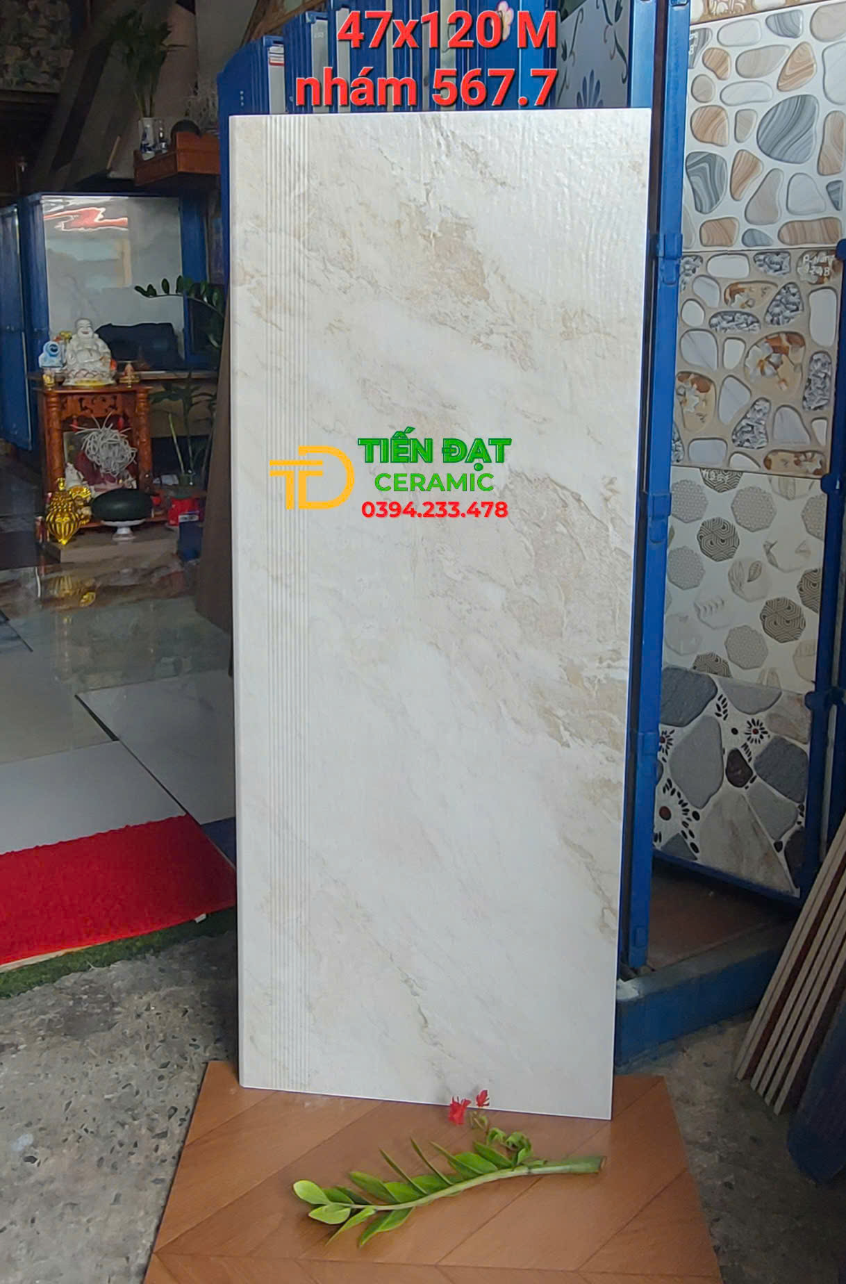 Gạch Lót Cầu Thang 47x120 Nhập Khẩu TQ Mờ Nhám Cao Cấp