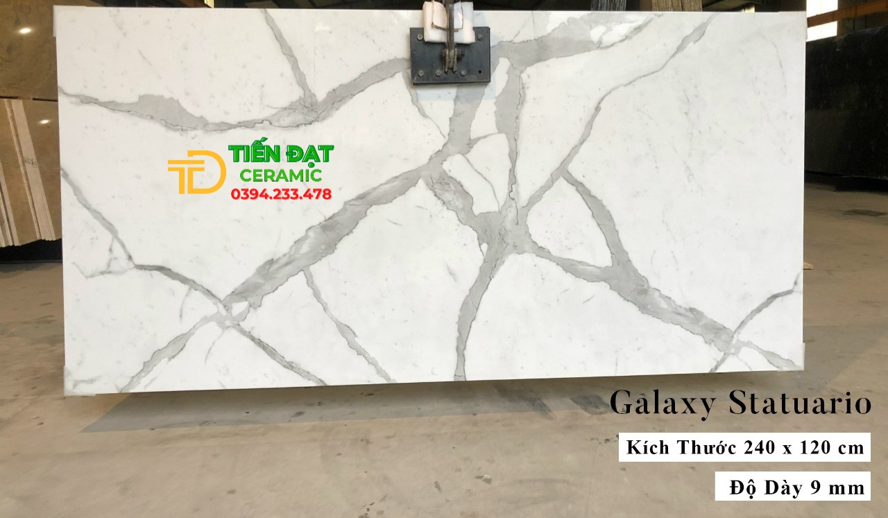 Gạch Marble 120x240 Ốp Tường Trắng Nhiều Vân Mẫu Mới