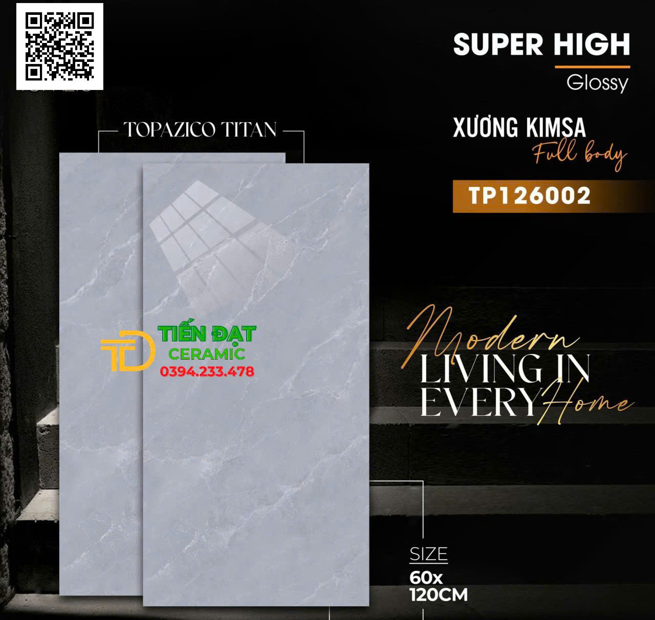 Gạch Ốp Lát Vincera 60x120 Vân Xám Đá Mẫu Mới Tại Quân 7