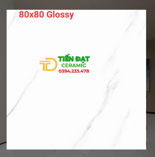Gạch TQ Trắng Vân 80x80 Ốp Lát Cao Cấp Tại HCM 