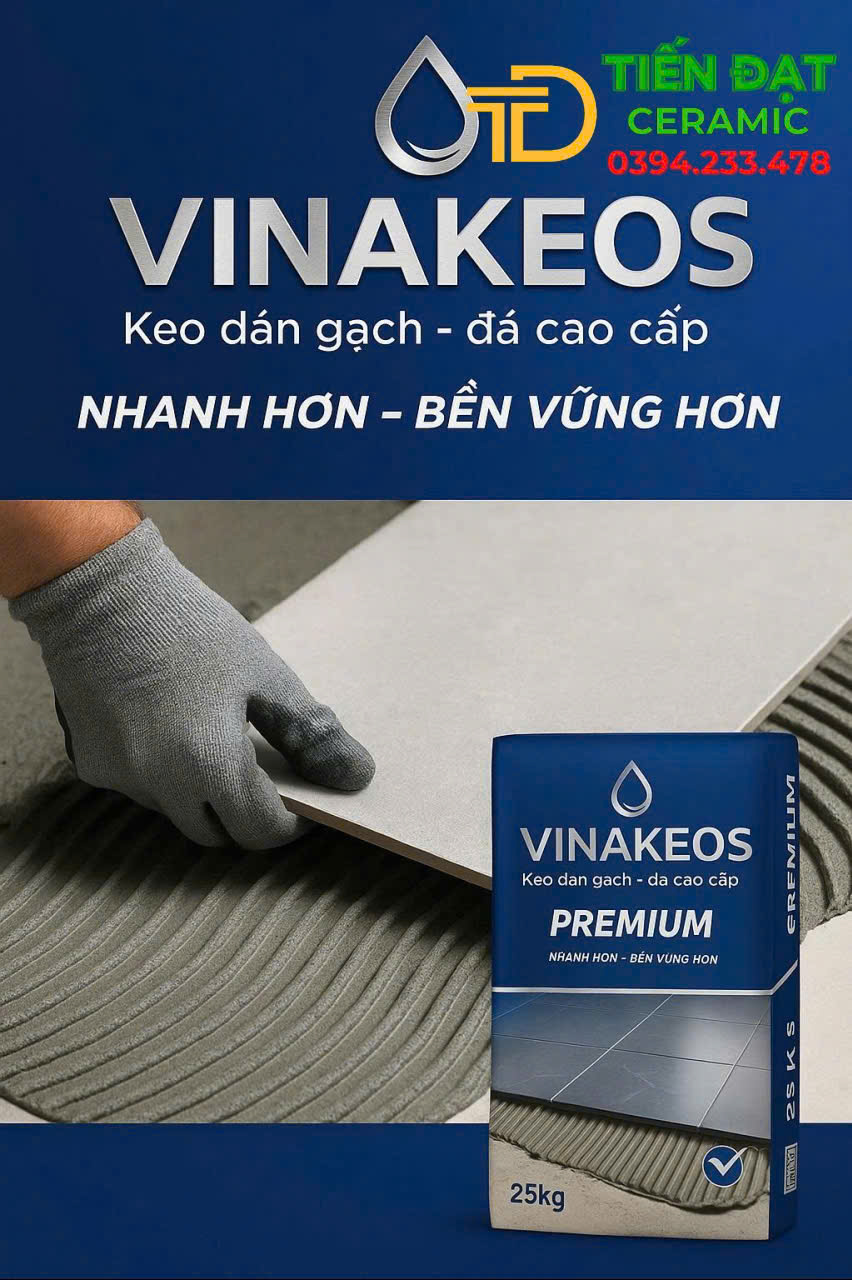 Tổng Kho Vinakeos Dán Gạch Cao Cấp Mẫu Mới Nhất 