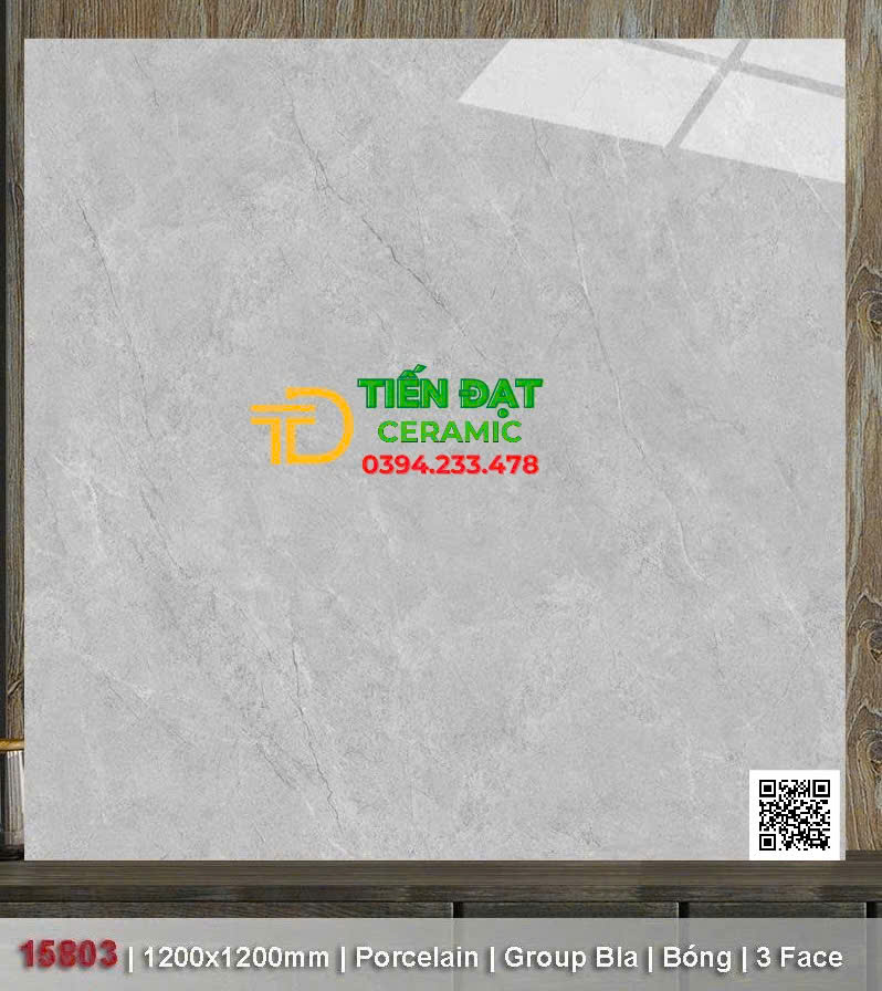 Kho Gạch Khổ Lớn XSMART 120x120 Xám Đá Mẫu Mới