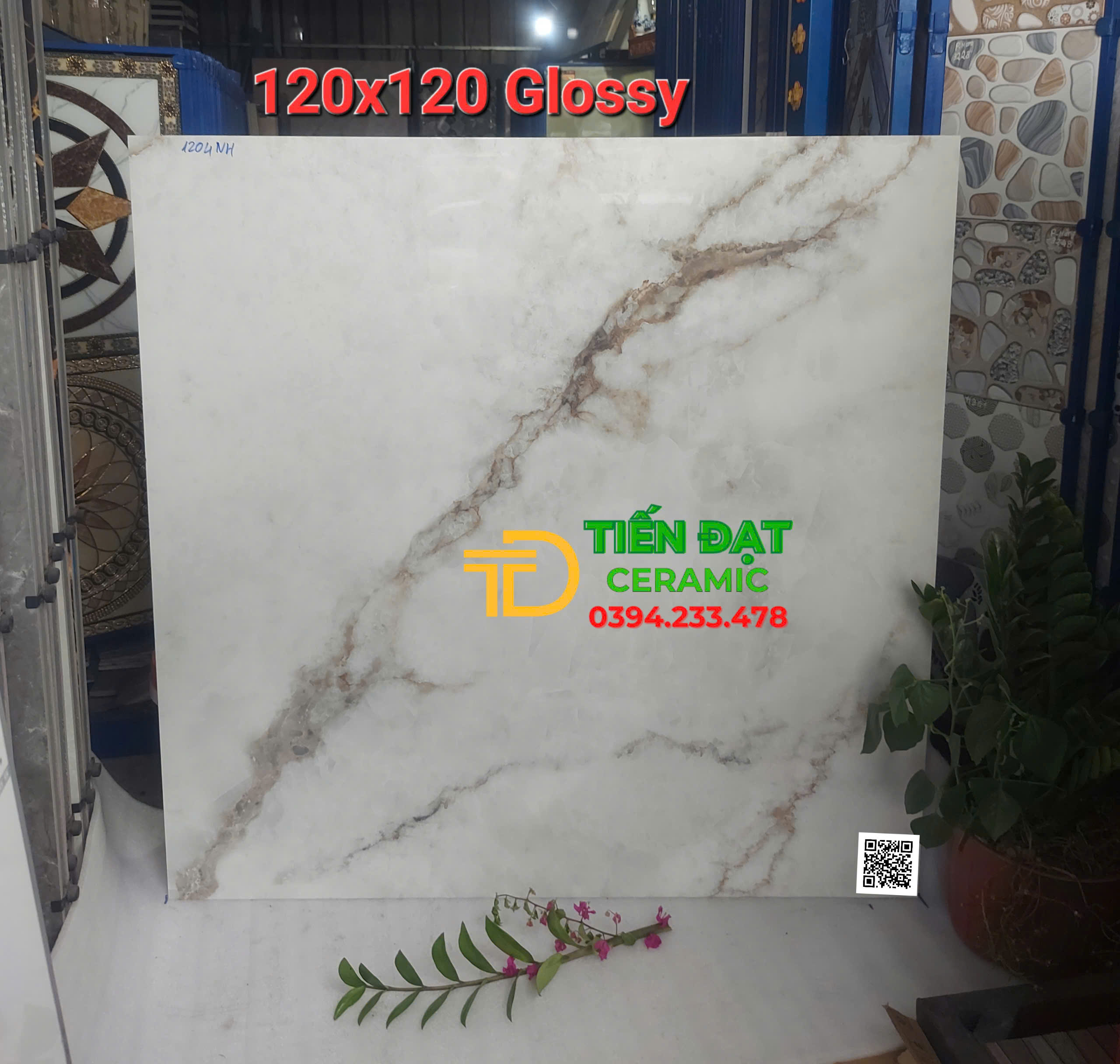 Kho Gạch Ốp Lát Ấn Độ Tại Bình Dương 120x120 Cao Cấp