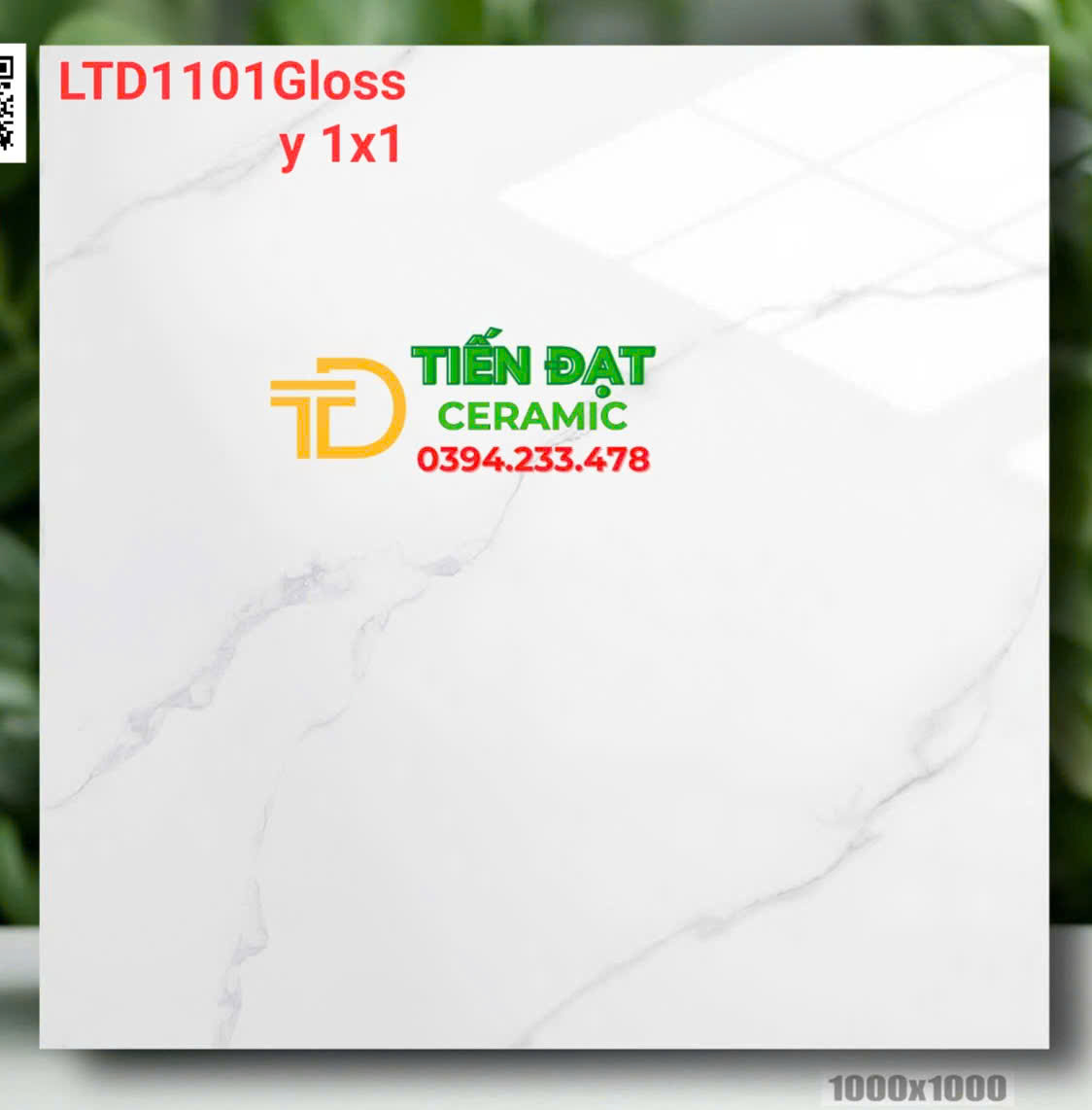 Kho Gạch Prime Cao Cấp 100x100 Trắng Vân Tại Bình Tân