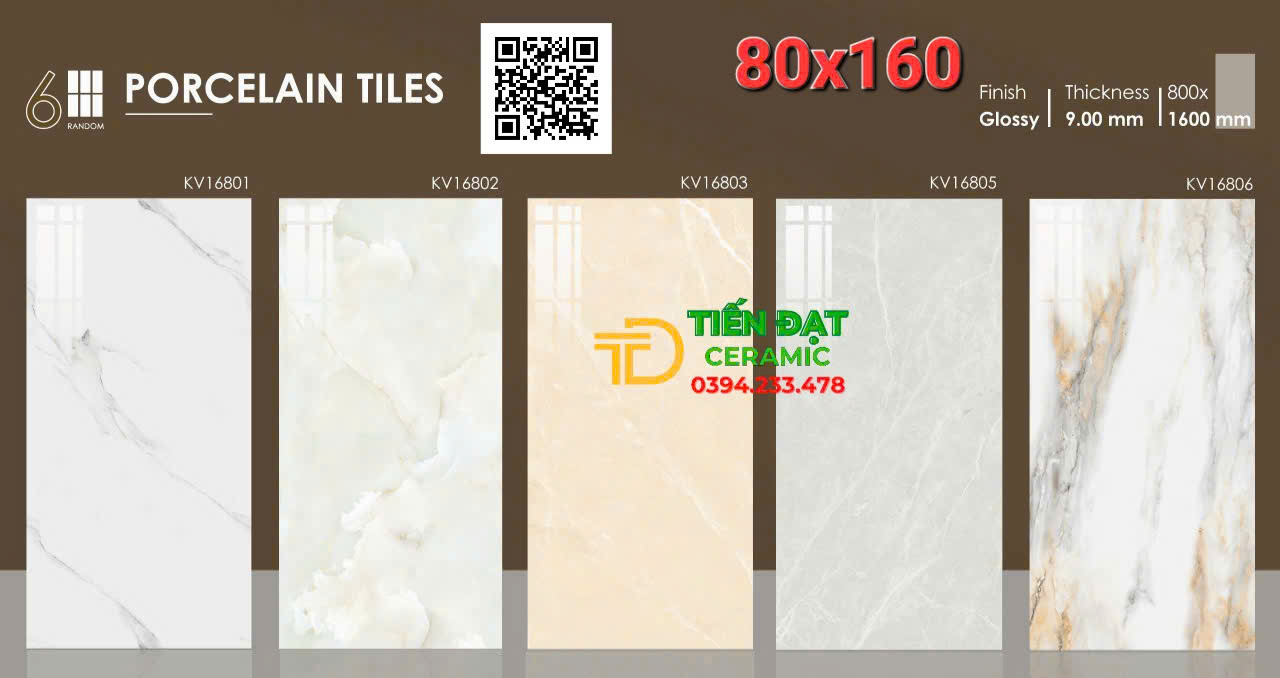 Gạch Bóng Kiếng Vi Tinh 80x160 Đá Marble Trắng Vân Giá Rẻ