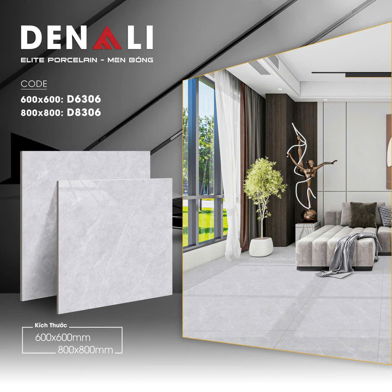 Gạch Lát Nền 60x60 Takao Vân Xám Đá Giá Rẻ Đẹp Nhất