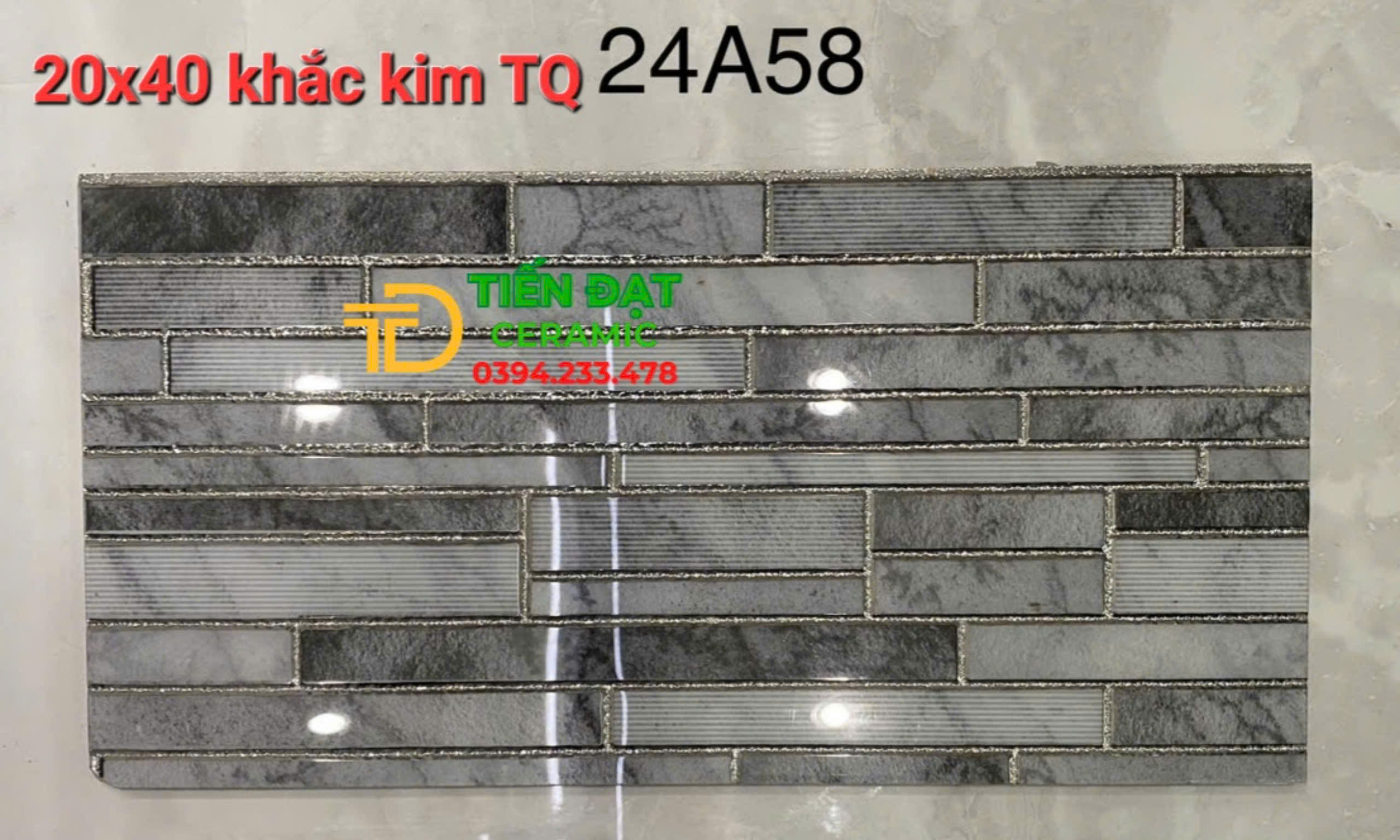 Top 882 Mẫu Gạch Trang Trí 20x40 TQ Khắc Kim 