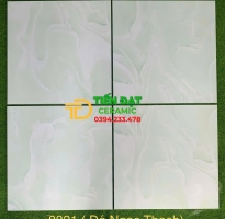 Đá Bóng Kiếng TQ 80x80 Lát Nền Vân Xanh Ngọc Thạch