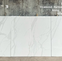  Đá Marble 60x120 Trắng Vân Mây Ốp Phòng Ngủ 