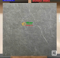 Đá Mờ Granite 80x80 Trắng Vân Xám Việt Ý Cao Cấp