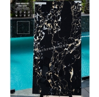 Đại Lý Gạch Ấn Độ 60x120 Đen Vân Vàng Q3