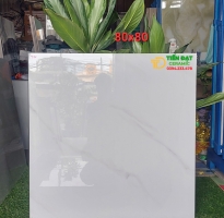 Đại Lý Gạch Lát Nền TQ 80x80 Trắng Vân Khói