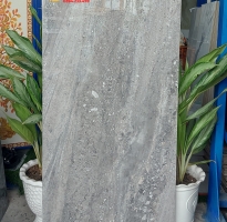 Gạch Lát Phòng Khách 60x120 Mẫu Mới Vân Xám Cao Cấp