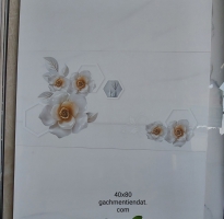 Đá Bóng Kiếng 40x80 Dán Tường Mẫu Mới