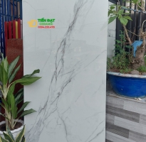 Gạch Ốp Lát Khổ Lớn 80x160 Trắng Vân Mây Mẫu Mới Đẹp