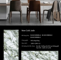 Gạch Bản To TQ 160x320 Ốp Lát Biệt Thự Trắng Xanh Giả Đá